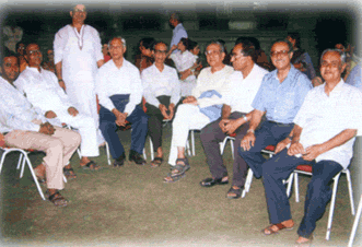 EX-STUDENTS IN AN 'ADDA'